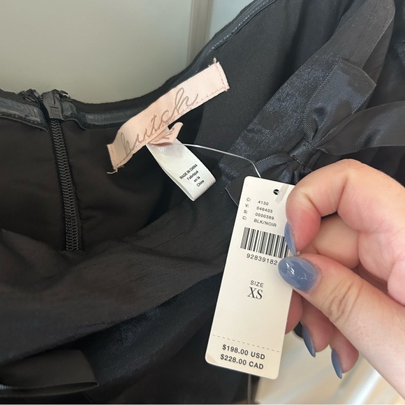 NWT Anthropologie Hutch Off-The-Shoulder Bow Mini Dress - Picture 8 of 10